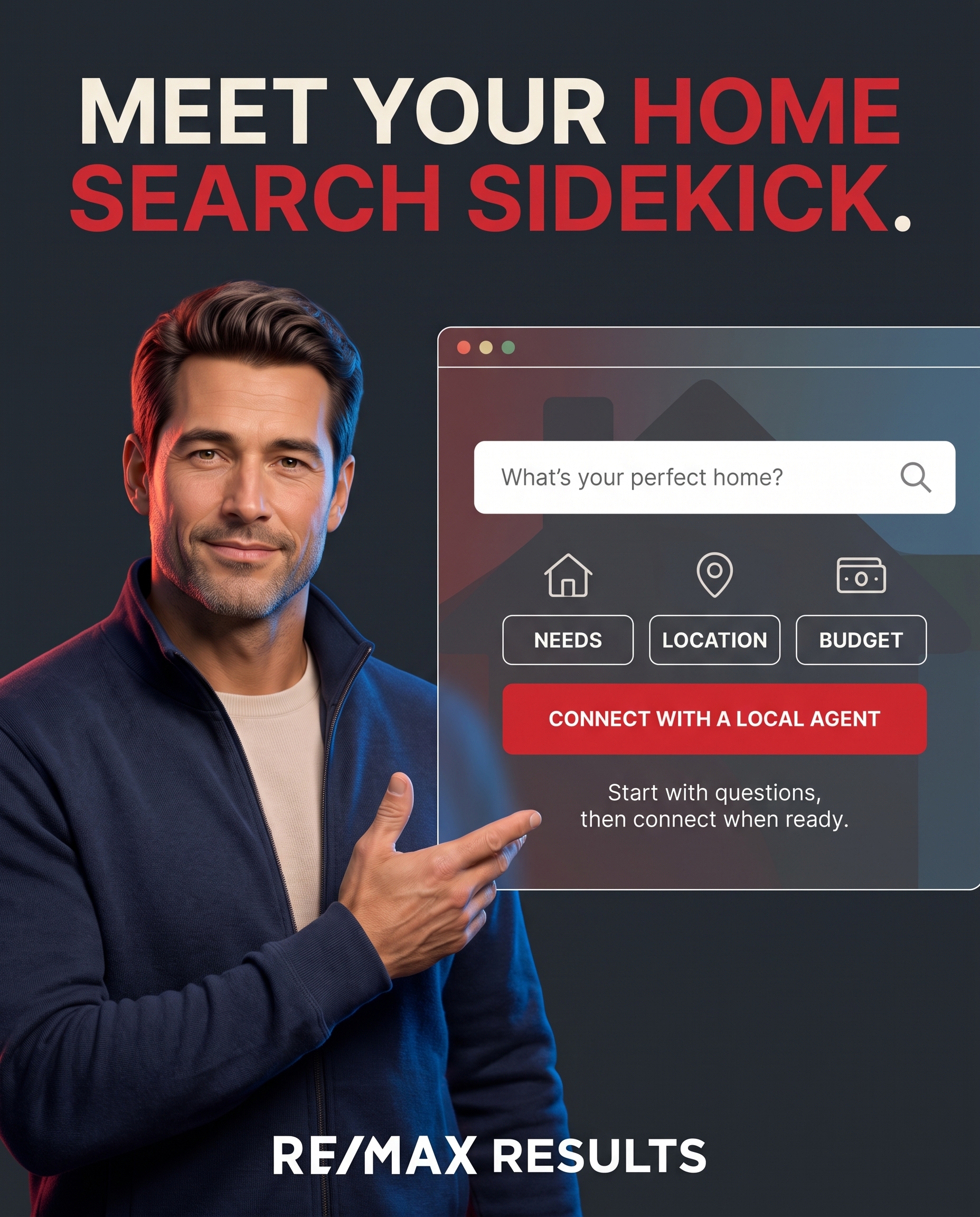 MAX home search sidekick concept